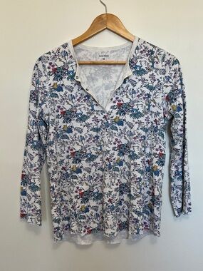 Roller Rabbit Charlie & Friends Jungle Pajama Snap Long Sleeve Top Size M